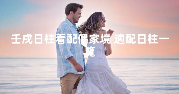 壬戌日柱看配偶家境 適配日柱一覽